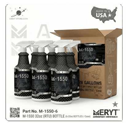 M-1550-326 Aircraft Interior Cleaner — AMS 1550 — Case of 6 × 32 oz spray bottles