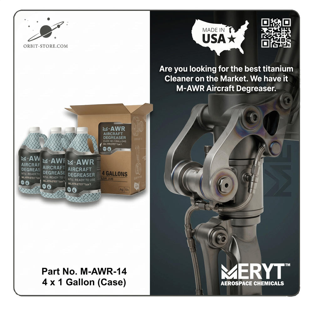 M-AWR-14 Aircraft Degreaser — MIL-PRF-87937D Type II — Case of 4 × 1 US gallon