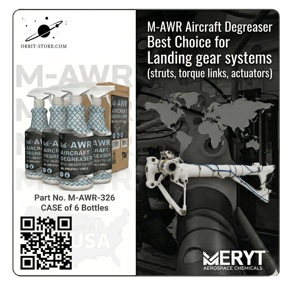 M-AWR-326 Aircraft Degreaser — MIL-PRF-87937D Type II — Case of 6 × 32 oz spray bottles