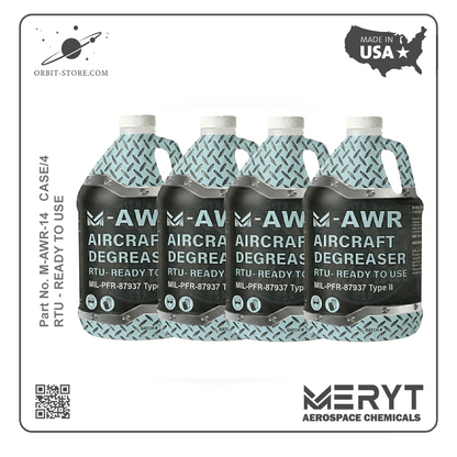 M-AWR-14 Aircraft Degreaser — MIL-PRF-87937D Type II — Case of 4 × 1 US gallon