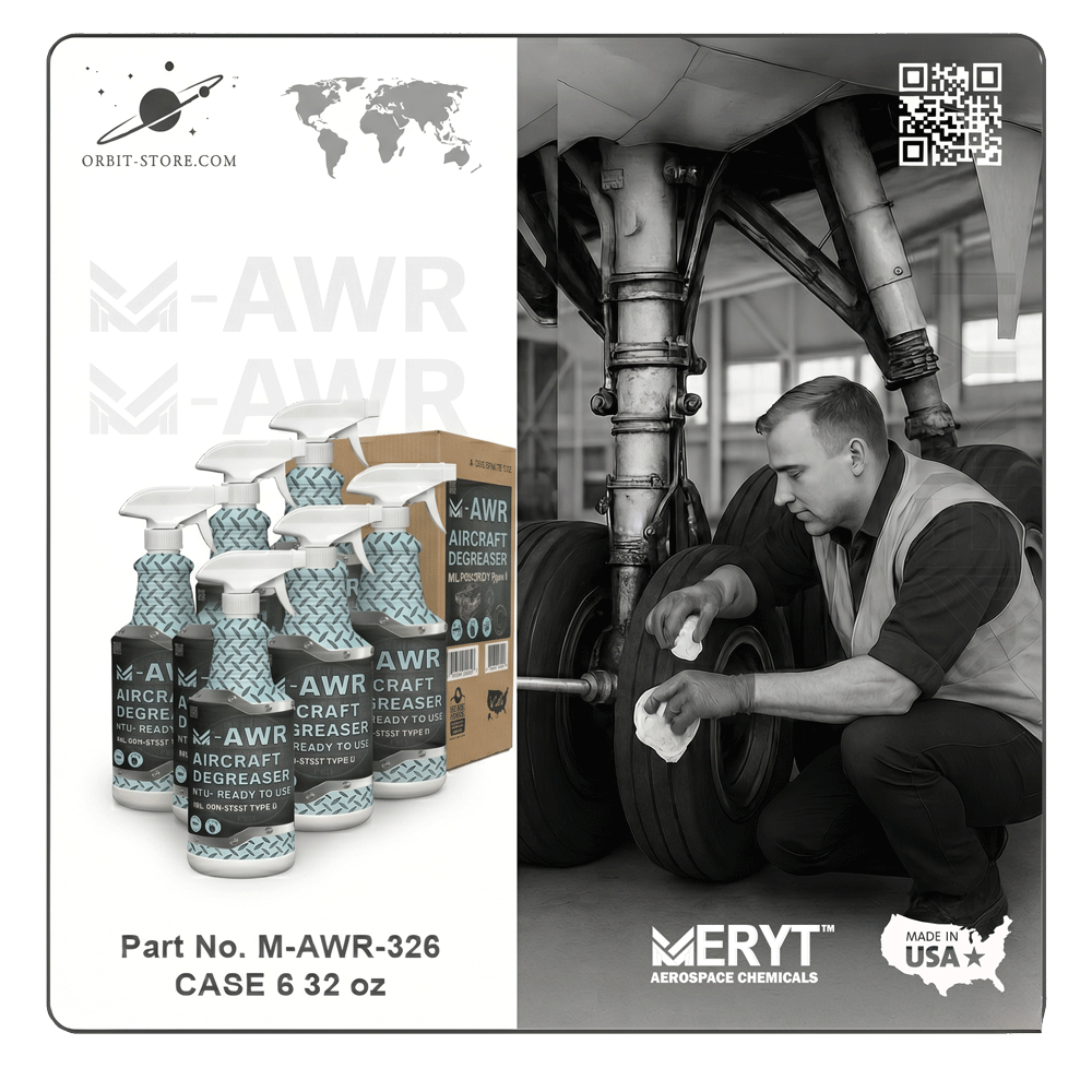 M-AWR-326 Aircraft Degreaser — MIL-PRF-87937D Type II — Case of 6 × 32 oz spray bottles