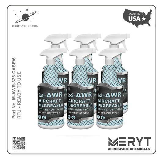 M-AWR-326 Aircraft Degreaser — MIL-PRF-87937D Type II — Case of 6 × 32 oz spray bottles