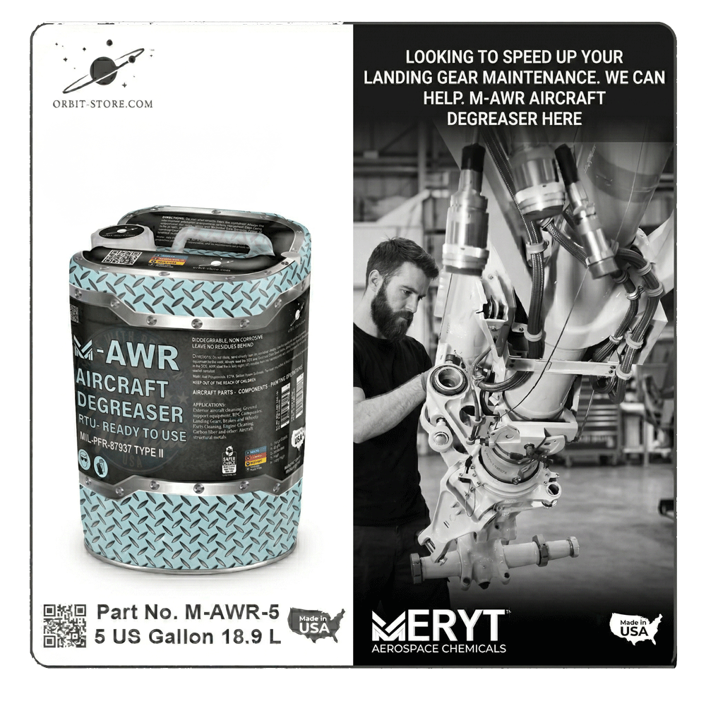 M-AWR-5 Aircraft Degreaser — MIL-PRF-87937D Type II — 5 US gallons (18.9 L)