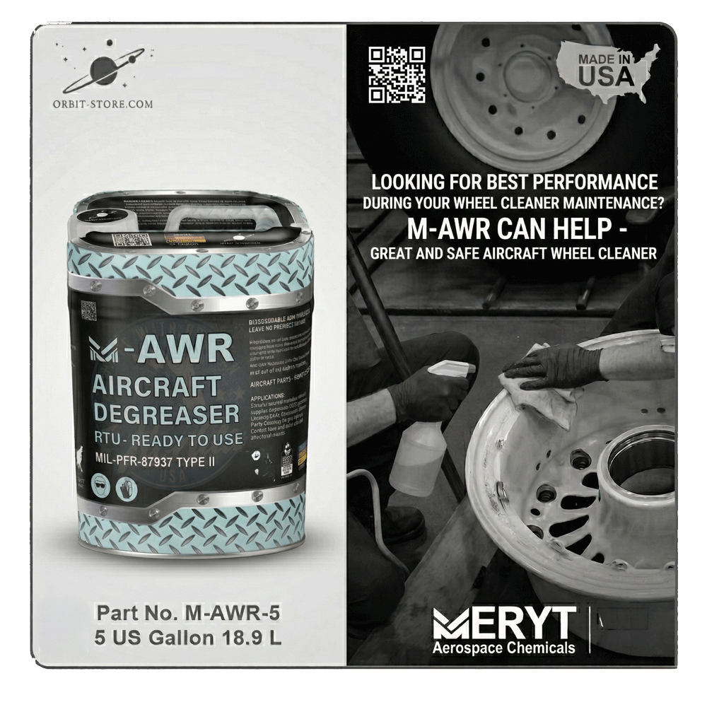 M-AWR-5 Aircraft Degreaser — MIL-PRF-87937D Type II — 5 US gallons (18.9 L)