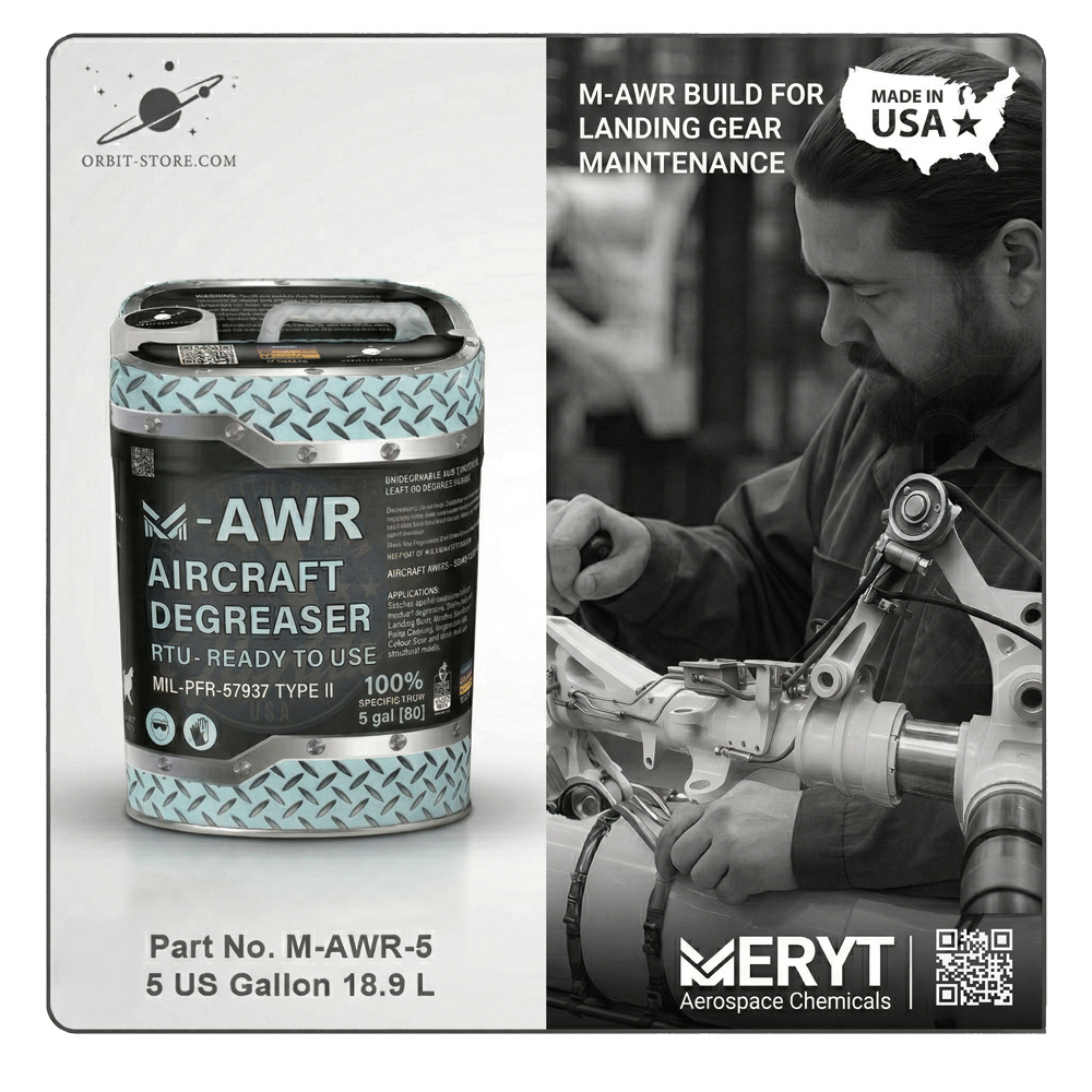 M-AWR-5 Aircraft Degreaser — MIL-PRF-87937D Type II — 5 US gallons (18.9 L)