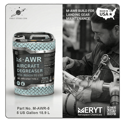 M-AWR-5 Aircraft Degreaser — MIL-PRF-87937D Type II — 5 US gallons (18.9 L)