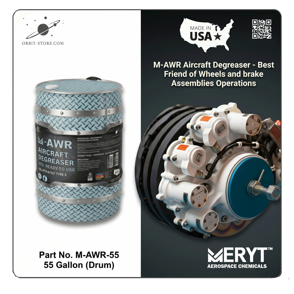 M-AWR-55 Aircraft Degreaser — MIL-PRF-87937D Type II — 55 US gallon drum (208.2 L)
