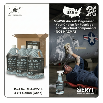 M-AWR-14 Aircraft Degreaser — MIL-PRF-87937D Type II — Case of 4 × 1 US gallon