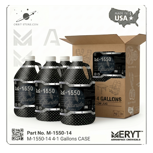 M-1550-14 Aircraft Interior Cleaner — AMS 1550 — Case of 4 × 1 US gallon