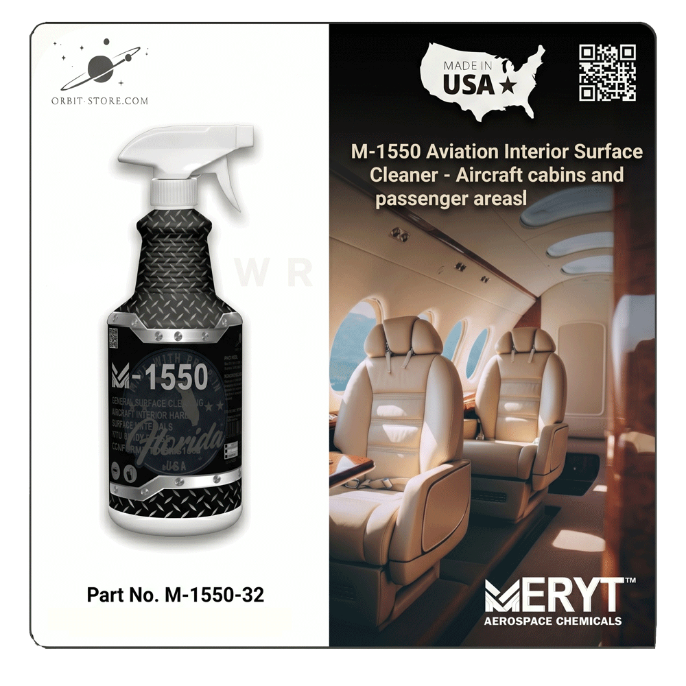 M-1550-32 Aircraft Interior Cleaner — AMS 1550 — 32 oz spray bottle (946 mL)