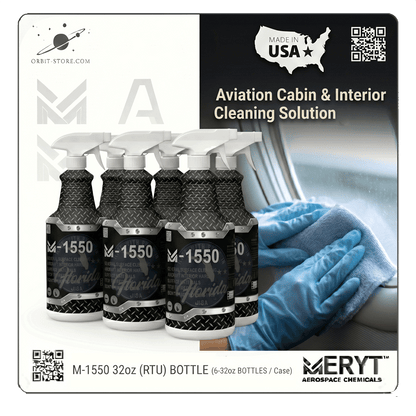 M-1550-326 Aircraft Interior Cleaner — AMS 1550 — Case of 6 × 32 oz spray bottles