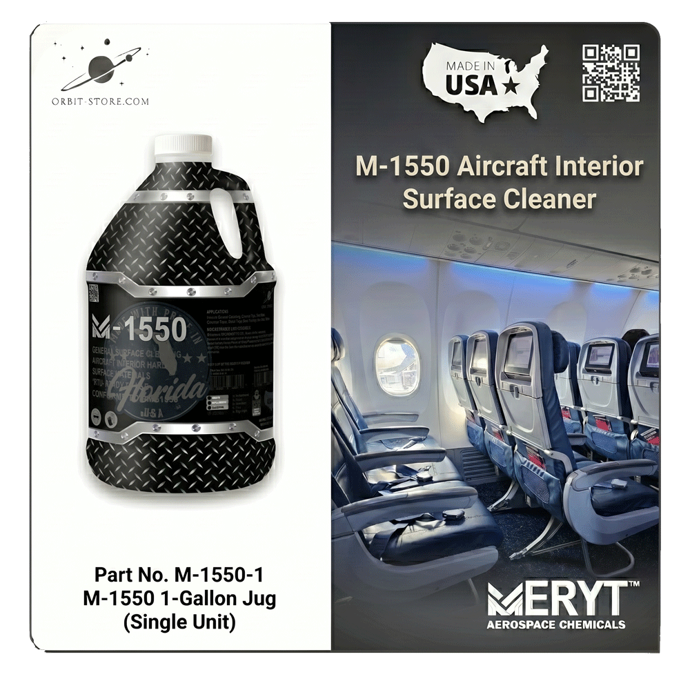 M-1550-1 Aircraft Interior Cleaner — AMS 1550 — 1 US gallon (3.78 L)