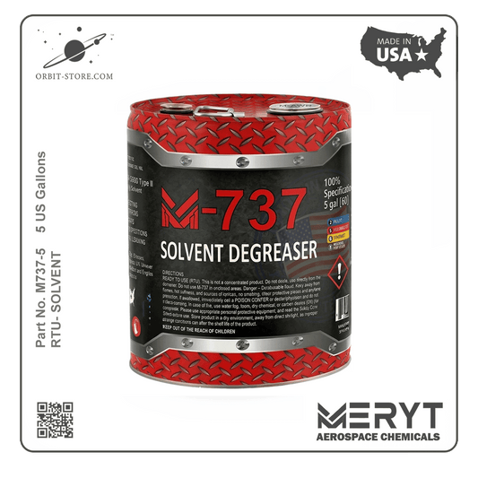 M-737-5 Solvent Degreaser — MIL-PRF-680 Type II — 5 US gallons (18.9 L)