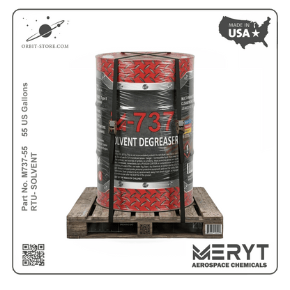 M-737-55 Solvent Degreaser — MIL-PRF-680 Type II — 55 US gallon drum (208.2 L)