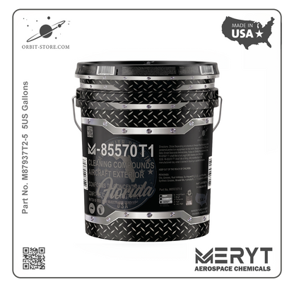 M-85570T1-5 Aircraft Exterior Cleaner — MIL-PRF-85570 Type I — 5 US gallons (18.9 L)