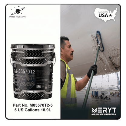 M-85570T2-5 Aircraft Exterior Cleaner — MIL-PRF-85570 Type II — 5 US gallons (18.9 L)