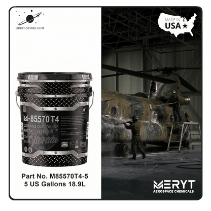 M-85570T4-5 Aircraft Exterior Spot Cleaner — MIL-PRF-85570 Type IV — 5 US gallons (18.9 L)