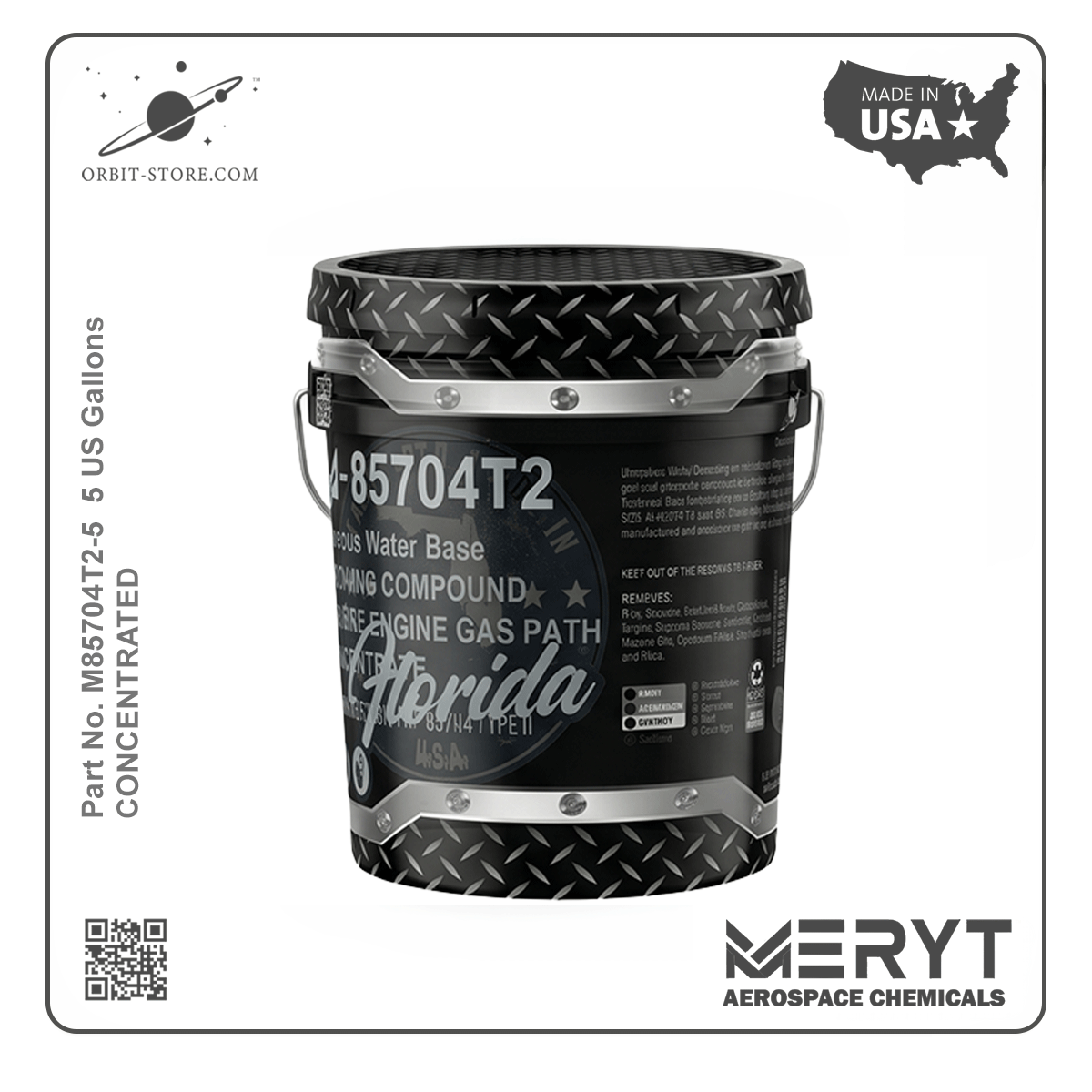 M-85704T2-5 Turbine Engine Gas Path Cleaner — MIL-PRF-85704 Type II — 5 US gallons (18.9 L)
