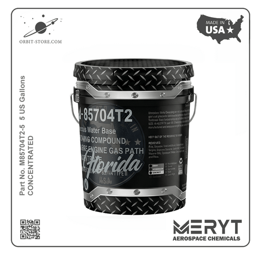 M-85704T2-5 Turbine Engine Gas Path Cleaner — MIL-PRF-85704 Type II — 5 US gallons (18.9 L)
