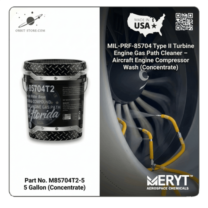 M-85704T2-5 Turbine Engine Gas Path Cleaner — MIL-PRF-85704 Type II — 5 US gallons (18.9 L)