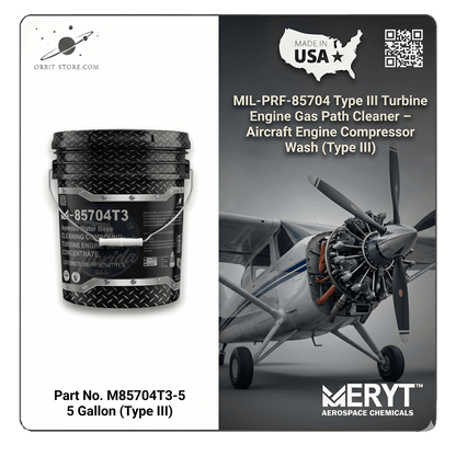 M-85704T3-5 Turbine Engine Gas Path Cleaner — MIL-PRF-85704 Type III — 5 US gallons (18.9 L)