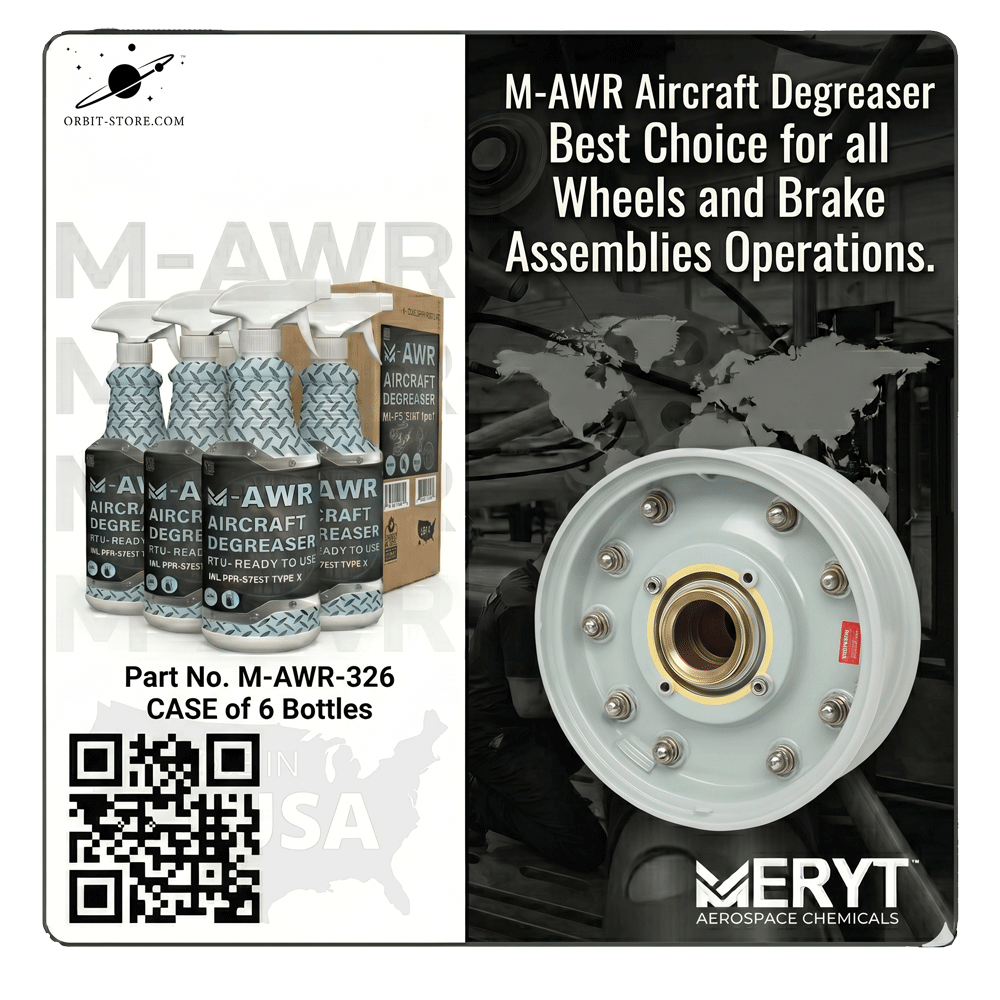 M-AWR-326 Aircraft Degreaser — MIL-PRF-87937D Type II — Case of 6 × 32 oz spray bottles